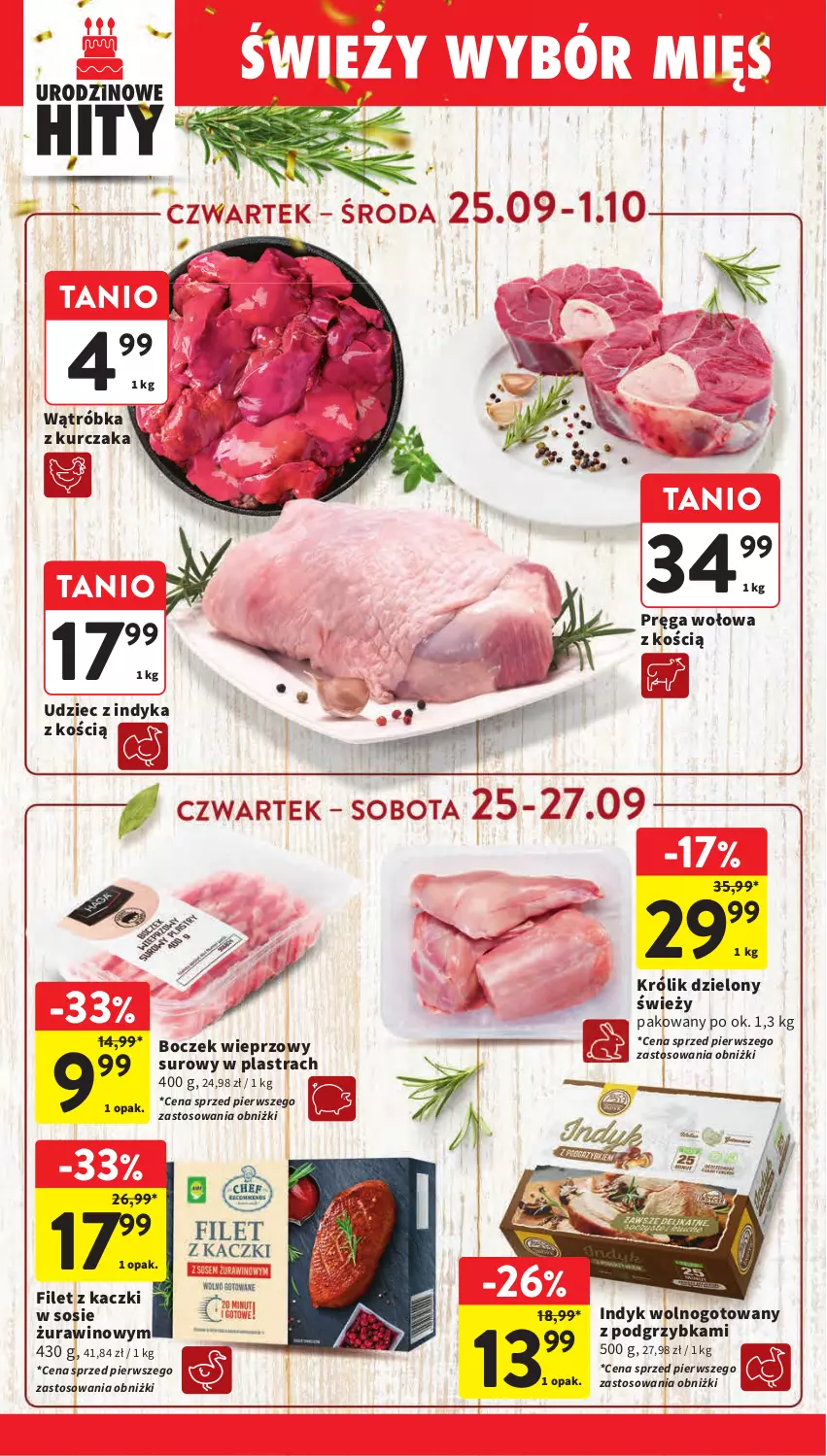 Gazetka promocyjna Intermarche - Gazetka promocyjna - ważna 25.09 do 01.10.2025 - strona 20 - produkty: Kurczak, Pręga wołowa, Sos, Wino