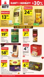 Gazetka promocyjna Intermarche - Gazetka promocyjna - Gazetka - ważna od 01.10 do 01.10.2025 - strona 32 - produkty: Earl Grey, Kawa rozpuszczalna, Inka, Kawa ziarnista, Kawa mielona, Kawa, Jacobs Krönung, Lipton, Mocca Fix Gold, Jacobs, Woseba, Herbata, Mango, Fa