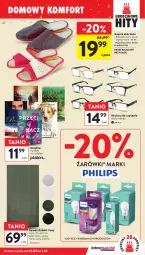 Gazetka promocyjna Intermarche - Gazetka promocyjna - Gazetka - ważna od 01.10 do 01.10.2025 - strona 45 - produkty: Kapcie, Foxy, Okulary do czytania, Dywan