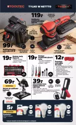 Gazetka promocyjna Netto - Gazetka non food - Gazetka - ważna od 19.02 do 19.02.2022 - strona 3 - produkty: Lampa robocza LED, Sok, Noż, Ostrzałka do noży, Nożyczki, Papier, Stojak, Pojemnik, Płyta, Szlifierka, Lampa, Akumulator