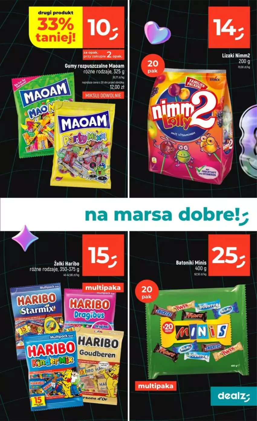 Gazetka promocyjna Dealz - NOWA GAZETKA - ważna 10.09 do 16.09.2026 - strona 17 - produkty: Baton, Haribo, Lizaki, Nimm2, Tonik