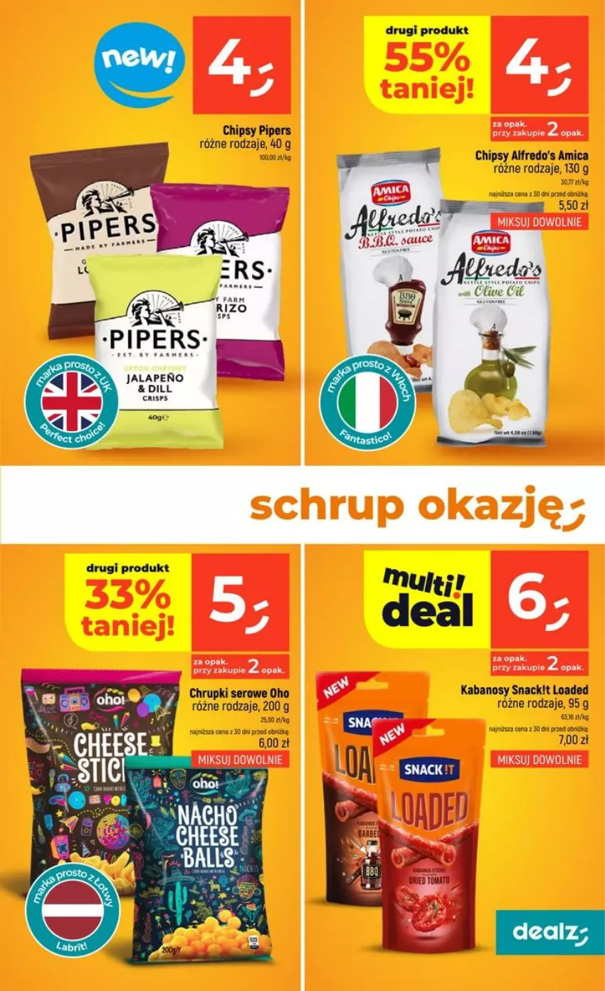 Gazetka promocyjna Dealz - NOWA GAZETKA - ważna 10.09 do 16.09.2026 - strona 27 - produkty: Amica, Chipsy, Chrupki, Fa, Kabanos, Por, Ser