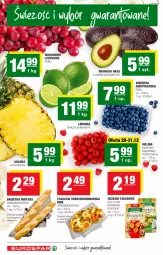 Gazetka promocyjna Spar - EuroSpar - Gazetka - ważna od 06.01 do 06.01.2023 - strona 2 - produkty: Por, Borówka, Focaccia, Ananas, Bagietka, Limonka, Bruschette, Chleb, Wino