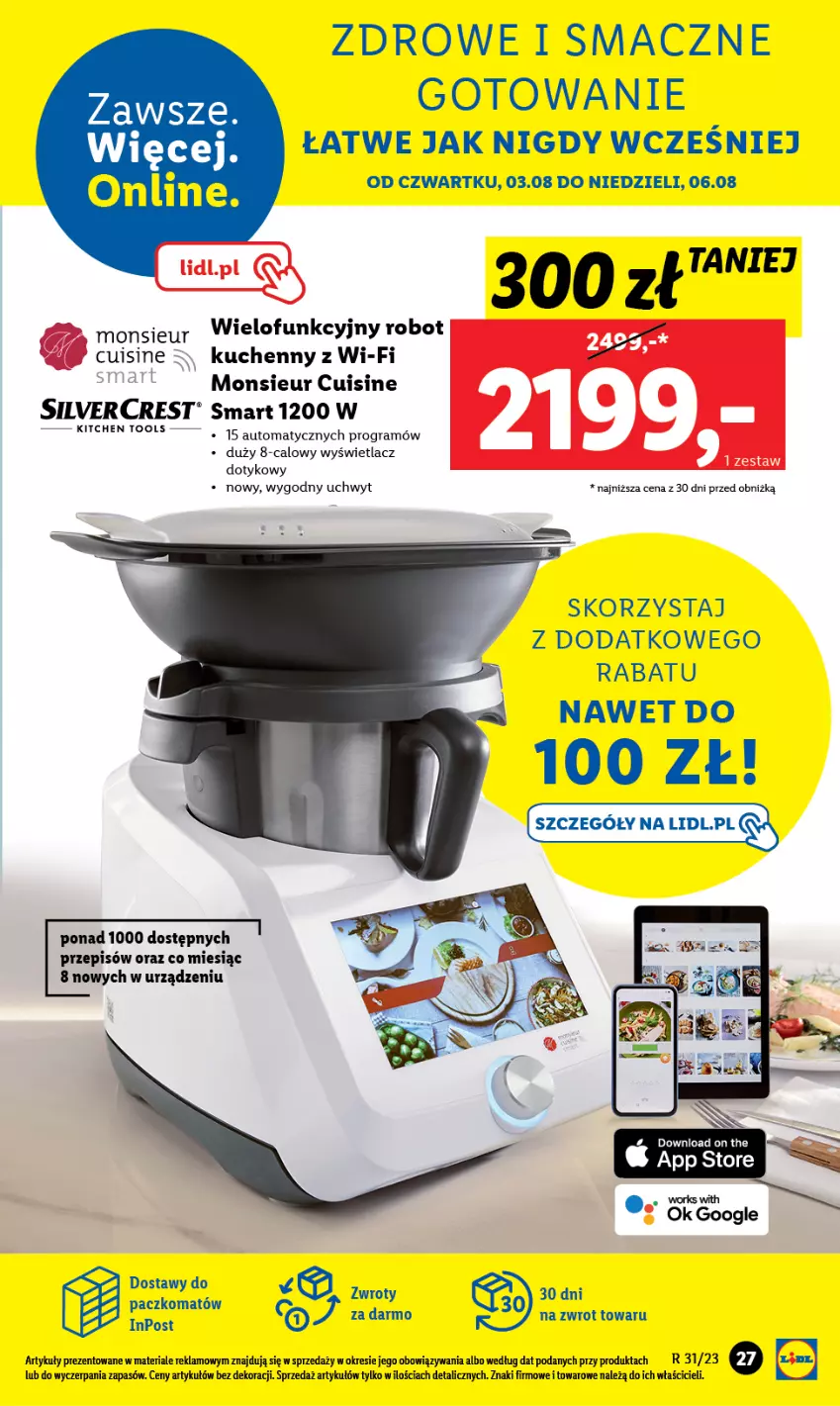 Gazetka promocyjna Lidl - GAZETKA - ważna 31.07 do 05.08.2023 - strona 27 - produkty: Gra, Robot, Silvercrest