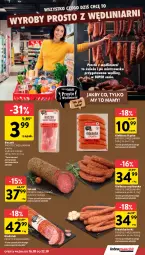 Gazetka promocyjna Intermarche - Gazetka promocyjna - Gazetka - ważna od 22.10 do 22.10.2025 - strona 15 - produkty: Salami, Kindziuk, Boczek, Frankfurterki, Kiełbasa, Kiełbasa śląska