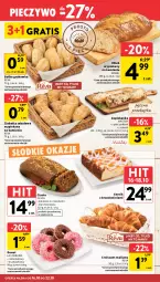 Gazetka promocyjna Intermarche - Gazetka promocyjna - Gazetka - ważna od 22.10 do 22.10.2025 - strona 22 - produkty: Piec, Top, Ser, Gra, Salami, Croissant, Bułka grahamka, Zapiekanka, Pieczarka, Pieczywo, Chleb, Donut, Kakao, Ciabatta, Bułka