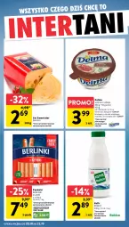 Gazetka promocyjna Intermarche - Gazetka promocyjna - Gazetka - ważna od 22.10 do 22.10.2025 - strona 38 - produkty: Ser, BIC, Ementaler, Parówki, Robico, Delma, Berlinki, Kefir