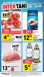Gazetka promocyjna Intermarche - Gazetka promocyjna - Gazetka - ważna od 22.10 do 22.10.2025 - strona 40 - produkty: Sok, Szynka wieprzowa, Kawa mielona, Kawa, Szynka, Prima, Znicz, Pomidor malinowy