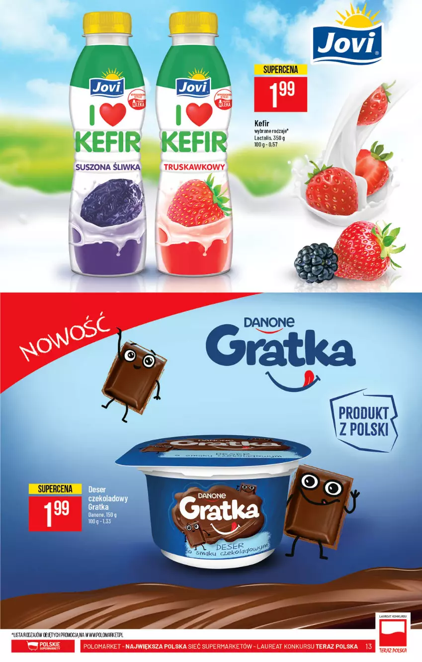 Gazetka promocyjna PoloMarket - Gazetka promocyjna  r - ważna 07.04 do 13.04.2021 - strona 13 - produkty: Danone, Kefir