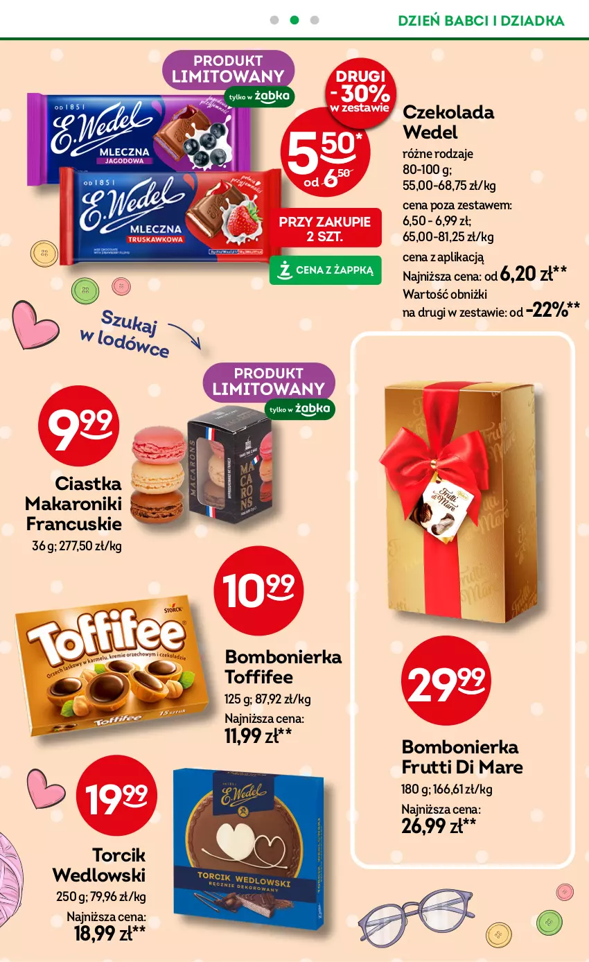 Gazetka promocyjna Żabka - ważna 15.01 do 28.01.2025 - strona 19 - produkty: Ciastka, Czekolada, Makaron, Toffifee