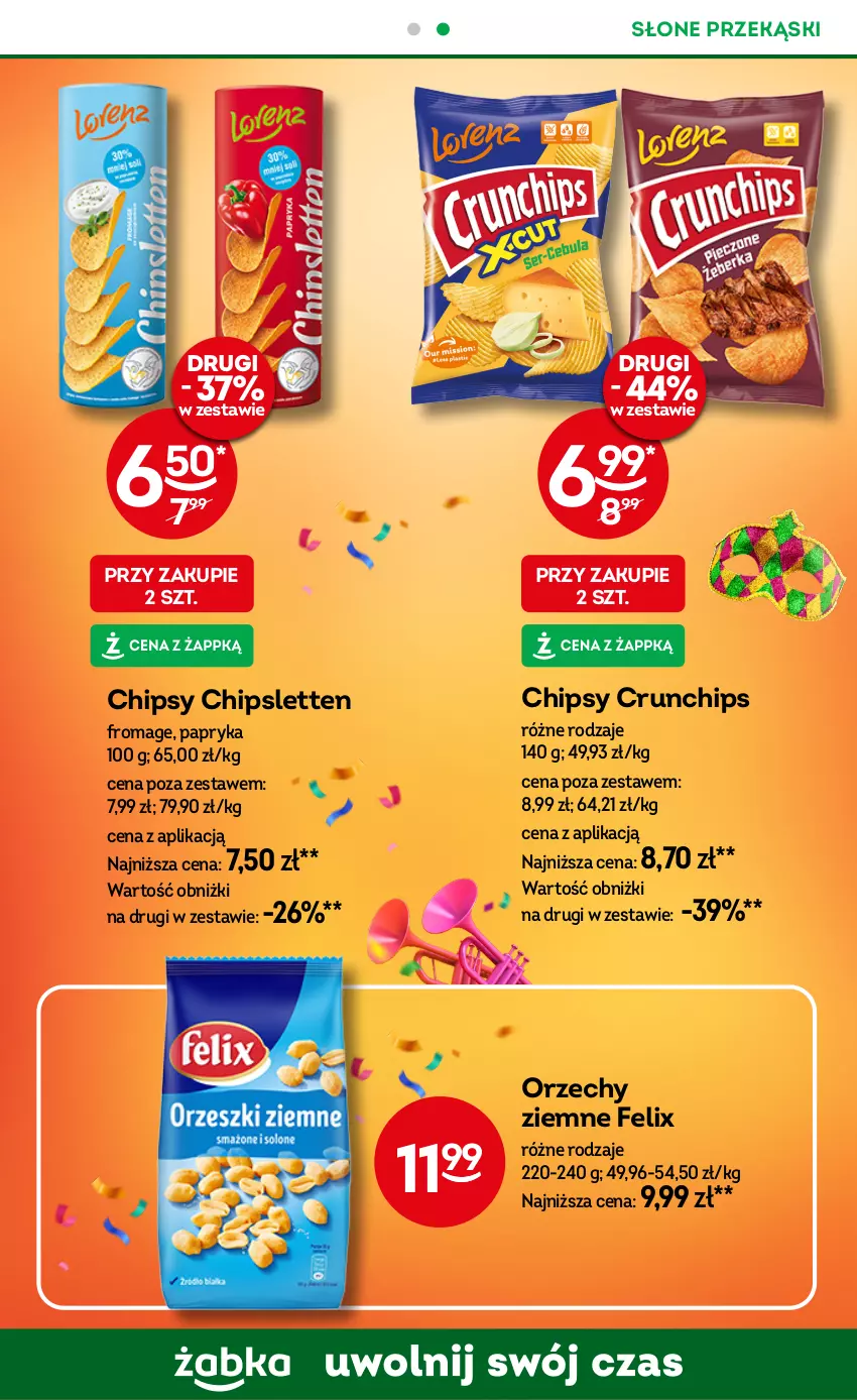 Gazetka promocyjna Żabka - ważna 15.01 do 28.01.2025 - strona 33 - produkty: Chipsy, Crunchips, Felix, Papryka