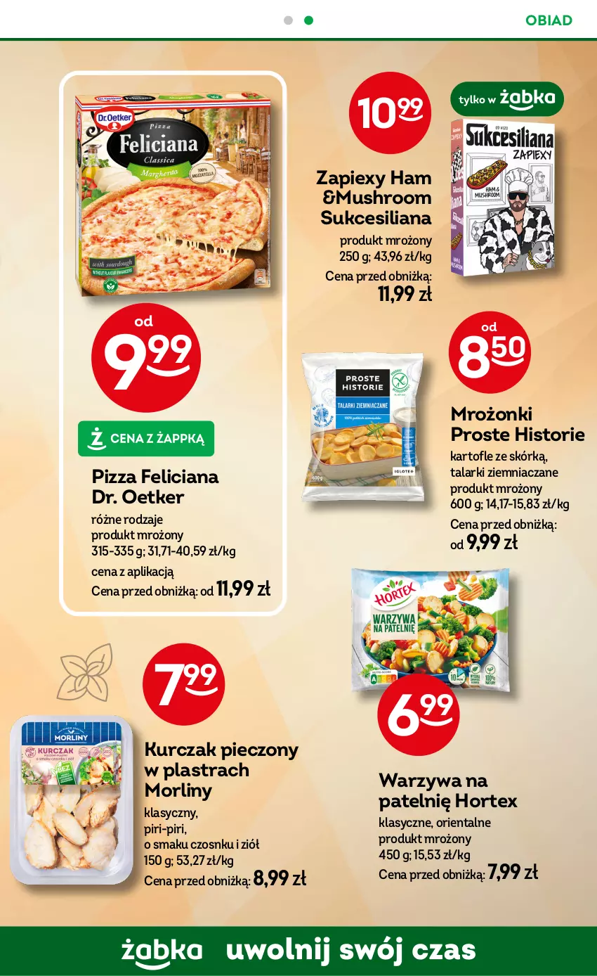 Gazetka promocyjna Żabka - ważna 15.01 do 28.01.2025 - strona 51 - produkty: Dr. Oetker, Feliciana, Hortex, Kurczak, Morliny, Mus, Piec, Pizza, Warzywa