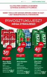 Gazetka promocyjna Żabka - Gazetka - ważna od 28.01 do 28.01.2025 - strona 25 - produkty: Piwa, Piwo, Piec, Gin, Gra, Heineken, Warka, Lech Premium