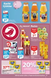 Gazetka promocyjna Auchan - Superoszczędzanie z markami Auchan Supermarkety - Gazetka - ważna od 06.10 do 06.10.2021 - strona 9 - produkty: Sok, Mleko modyfikowane, Bebiko, Mleko