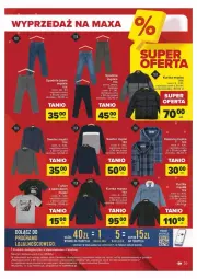 Gazetka promocyjna Carrefour - Gazetka - ważna od 20.01 do 20.01.2024 - strona 36 - produkty: Kurtka, Kosz, O nas, T-shirt