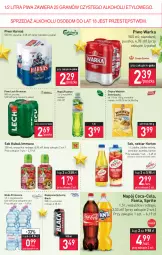 Gazetka promocyjna Stokrotka - Market - Gazetka - ważna od 01.12 do 01.12.2021 - strona 12 - produkty: Piwa, Piwo, Sok, Gra, Napój energetyczny, Primavera, Chipsy, Coca-Cola, Warka, Lack, Prima, Fanta, Kubuś, Woda, Sprite, Harnaś, Napój, Nektar, Lech Premium, Hortex, Fa