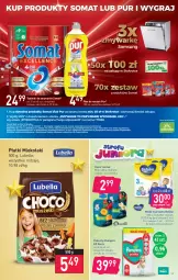 Gazetka promocyjna Stokrotka - Market - Gazetka - ważna od 01.12 do 01.12.2021 - strona 13 - produkty: Lubella, Ser, Pur, Mleko w proszku, Gerber, Pampers, Bell, Pieluchy, Tablet, Bebiko, Somat, Bella, Deser, Mleko