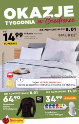 Gazetka promocyjna Biedronka - Gazetka - ważna od 20.01 do 20.01.2024 - strona 1 - produkty: Kret, Aloe vera, Bielizna, Poduszka