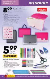 Gazetka promocyjna Biedronka - Gazetka - ważna od 20.01 do 20.01.2024 - strona 28 - produkty: Noż, Nożyczki, Długopis, Marker, Kosz, Klej, Koszulka, Biuro