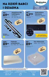 Gazetka promocyjna Biedronka - Gazetka - ważna od 20.01 do 20.01.2024 - strona 45 - produkty: Top, Koc, Klawiatura, Kije, LANA, Poduszka