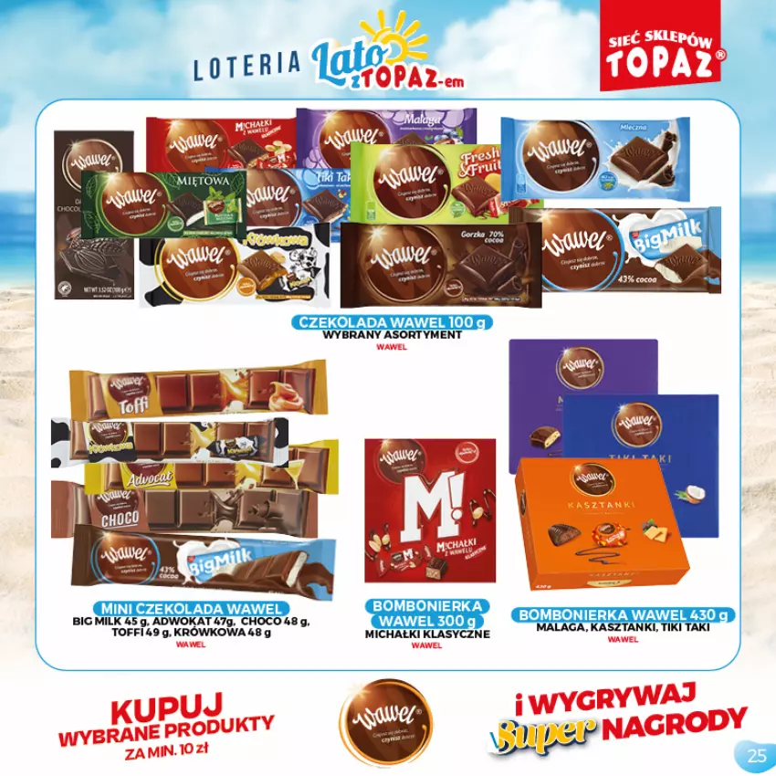 Gazetka promocyjna Topaz - Gazetka - ważna 05.07 do 05.09.2021 - strona 25 - produkty: Big Milk, Por, Wawel