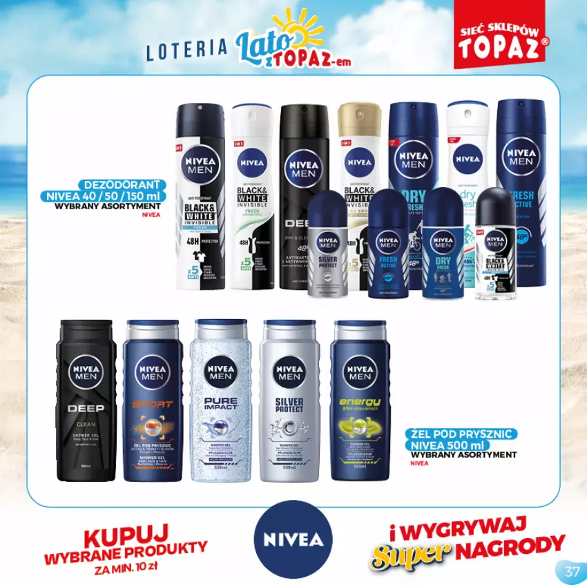 Gazetka promocyjna Topaz - Gazetka - ważna 05.07 do 05.09.2021 - strona 37 - produkty: Gry, Nivea