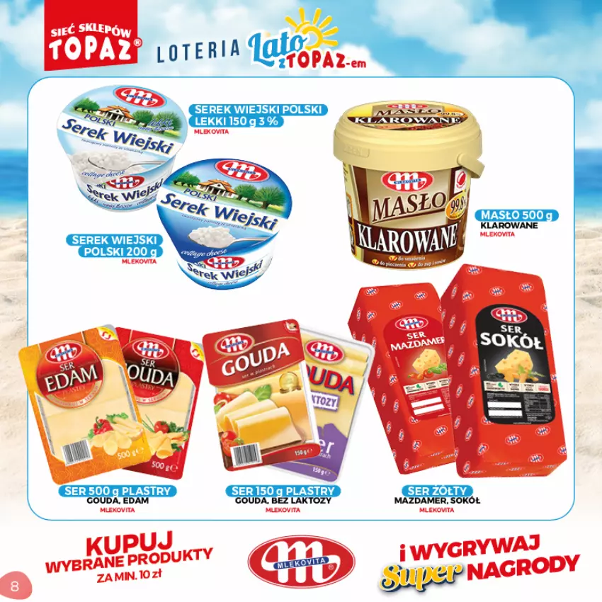 Gazetka promocyjna Topaz - Gazetka - ważna 05.07 do 05.09.2021 - strona 8 - produkty: Masło
