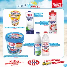 Gazetka promocyjna Topaz - Gazetka - Gazetka - ważna od 05.09 do 05.09.2021 - strona 7 - produkty: Ser, Maślanka, Mlekovita, Deser, Mleko