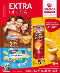 Gazetka promocyjna Selgros - Extra Oferta - Gazetka - ważna od 30.04 do 30.04.2021 - strona 1 - produkty: Orzeszki, Cień, Tran, Wafle, Pringles, Felix, LG, Fa
