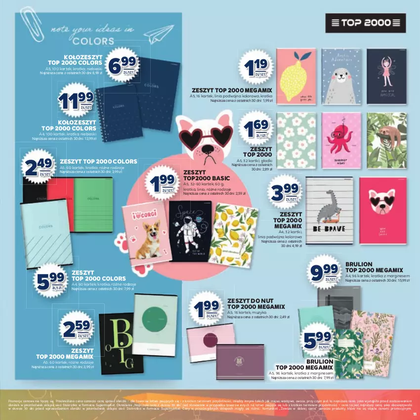 Gazetka promocyjna Stokrotka - Katalog Witaj Szkoło! - ważna 13.08 do 01.09.2025 - strona 11 - produkty: Gin, Lion, Mięso, Owoce, Top, Warzywa