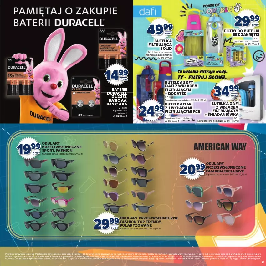 Gazetka promocyjna Stokrotka - Katalog Witaj Szkoło! - ważna 13.08 do 01.09.2025 - strona 17 - produkty: Duracell, Fa, Mięso, Owoce, Por, Sport, Top, Warzywa