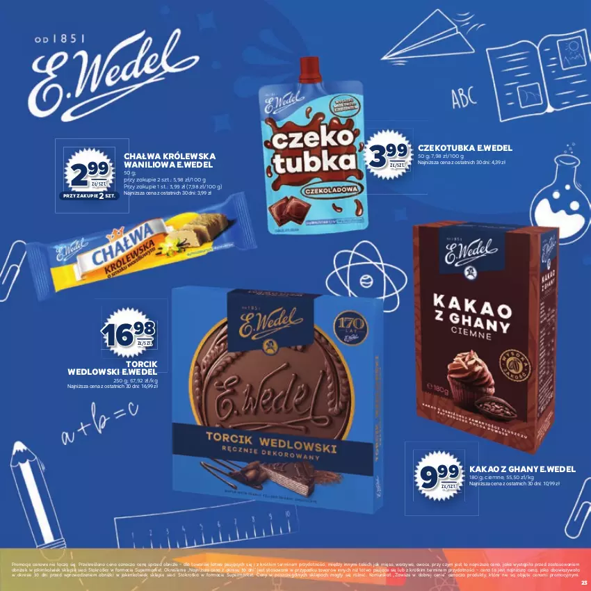 Gazetka promocyjna Stokrotka - Katalog Witaj Szkoło! - ważna 13.08 do 01.09.2025 - strona 23 - produkty: Chałwa, Kakao, Mięso, Owoce, Warzywa