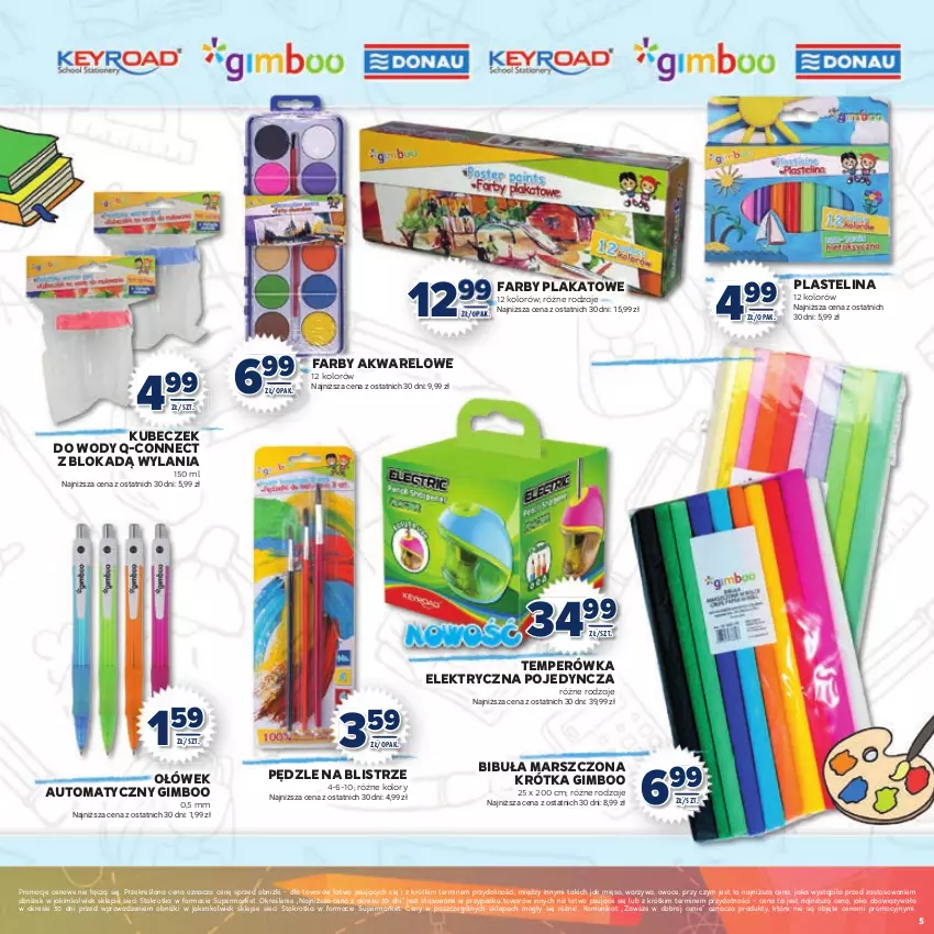 Gazetka promocyjna Stokrotka - Katalog Witaj Szkoło! - ważna 13.08 do 01.09.2025 - strona 5 - produkty: Fa, Mars, Mięso, Owoce, Plastelina, Warzywa