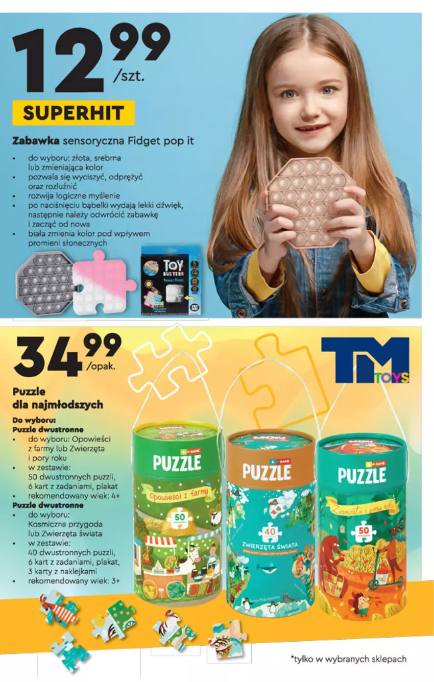 Gazetka promocyjna Biedronka - Okazje tygodnia - ważna 20.09 do 23.09.2021 - strona 13 - produkty: Fa, Klej, Por, Puzzle, Zabawka, Zwierzęta