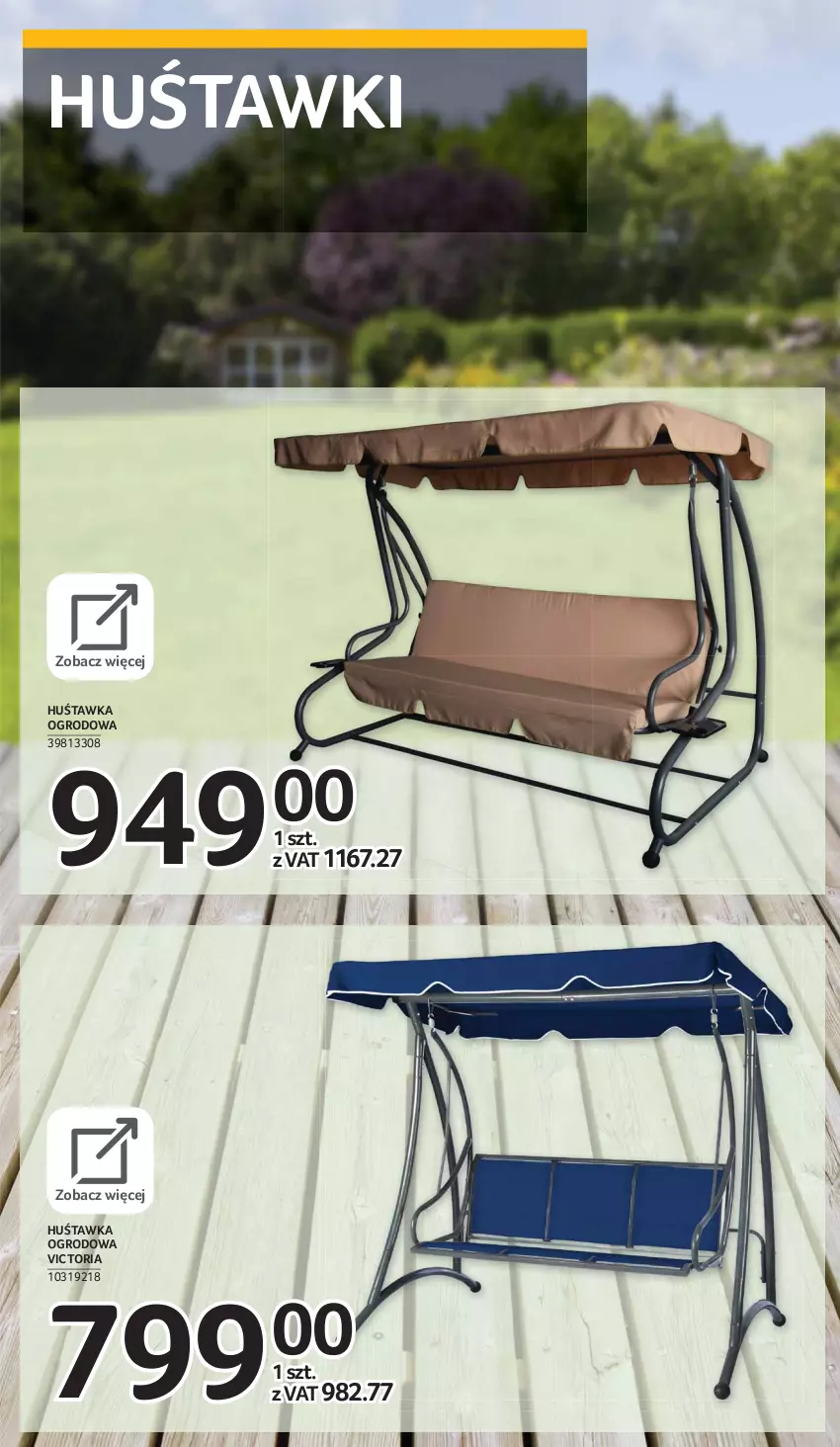 Gazetka promocyjna Selgros - E-katalog grill & wypoczynek - ważna 08.03 do 04.08.2021 - strona 23 - produkty: Huśtawka