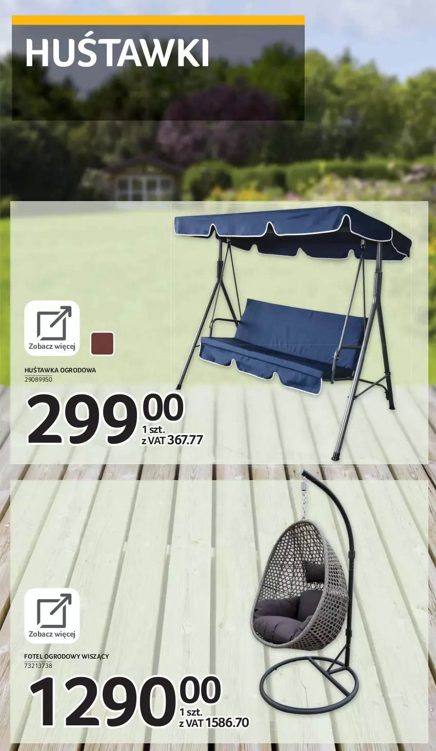 Gazetka promocyjna Selgros - E-katalog grill & wypoczynek - ważna 08.03 do 04.08.2021 - strona 25 - produkty: Fotel, Huśtawka