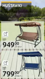 Gazetka promocyjna Selgros - E-katalog grill & wypoczynek - Gazetka - ważna od 04.08 do 04.08.2021 - strona 23 - produkty: Huśtawka