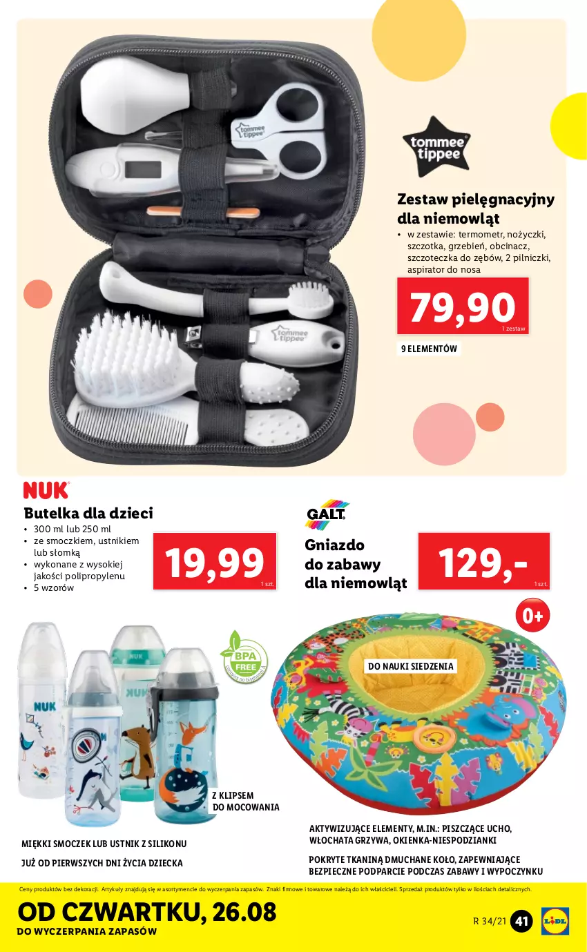 Gazetka promocyjna Lidl - GAZETKA - ważna 23.08 do 29.08.2021 - strona 41 - produkty: Dzieci, Noż, Nożyczki, Piec, Sok, Szczoteczka, Szczoteczka do zębów, Szczotka, Termometr, Ustnik