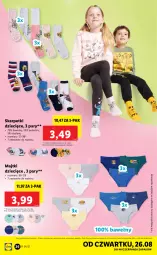 Gazetka promocyjna Lidl - GAZETKA - Gazetka - ważna od 29.08 do 29.08.2021 - strona 26 - produkty: Majtki, Karp, Skarpetki, Dzieci