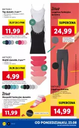 Gazetka promocyjna Lidl - GAZETKA - Gazetka - ważna od 29.08 do 29.08.2021 - strona 4 - produkty: Top, Gin, Majtki, Karp, Skarpetki, Legginsy, LG