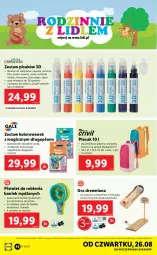 Gazetka promocyjna Lidl - GAZETKA - Gazetka - ważna od 29.08 do 29.08.2021 - strona 42 - produkty: NBA, Gra, Papier, Długopis, Kosz, Plecak, Pistolet, Obraz, Orka