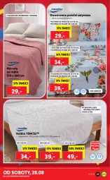 Gazetka promocyjna Lidl - GAZETKA - Gazetka - ważna od 29.08 do 29.08.2021 - strona 47 - produkty: Kołdra, Pościel, Poszewka, Narzuta
