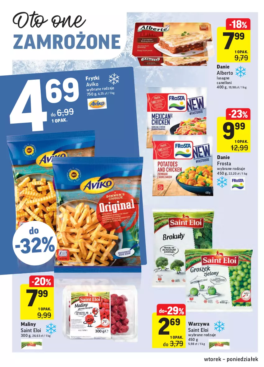 Gazetka promocyjna Intermarche - ważna 02.03 do 08.03.2021 - strona 22 - produkty: Frosta, Lasagne, Maliny, Warzywa