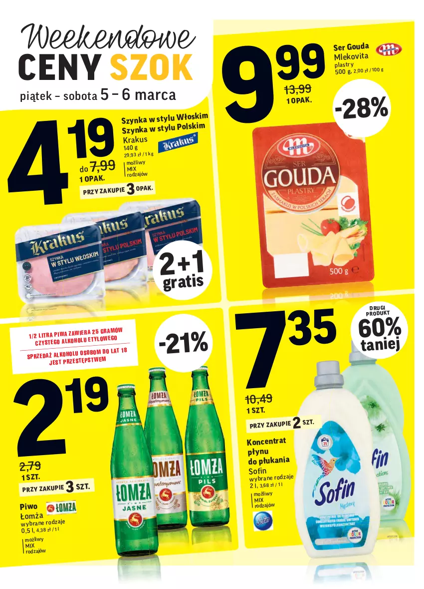 Gazetka promocyjna Intermarche - ważna 02.03 do 08.03.2021 - strona 39 - produkty: Gouda, Mleko, Mlekovita, Piwo, Ser