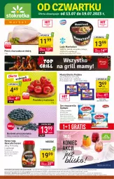 Gazetka promocyjna Stokrotka - Market - Gazetka - ważna od 19.07 do 19.07.2023 - strona 1 - produkty: Mozzarella, Kurczak, Nescafé, Warzywa, Ser, Por, Gra, Kawa, Mlekovita, Lody, Lack, Galbani, Owoce, Masło, Pomidory, Mięso, Nestlé, Mleko