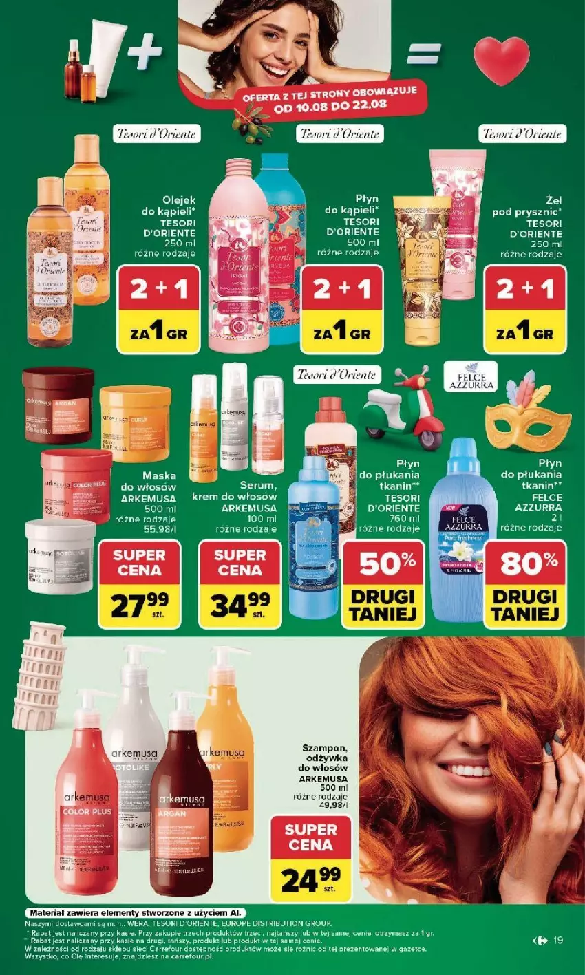 Gazetka promocyjna Carrefour - Gazetka Carrefour, Market w SUMIE najlepszy, od poniedziałku - ważna 10.08 do 14.08.2026 - strona 21 - produkty: Fa, Maska, Mus, Odzywka do włosów, Rum, Ser, Serum