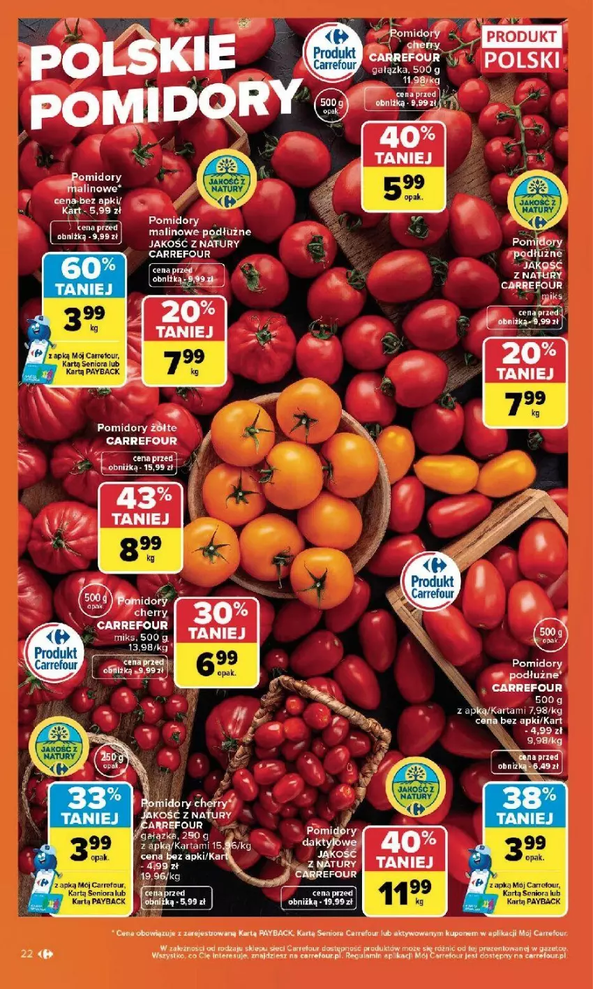 Gazetka promocyjna Carrefour - Gazetka Carrefour, Market w SUMIE najlepszy, od poniedziałku - ważna 10.08 do 14.08.2026 - strona 24 - produkty: Fa, Pomidory