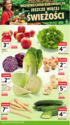 Gazetka promocyjna Intermarche - Gazetka promocyjna - Gazetka - ważna od 29.01 do 29.01.2025 - strona 8 - produkty: Cebula, Sałata masłowa, Pietruszka, Ogórek, Sałat, Masło, Jabłka