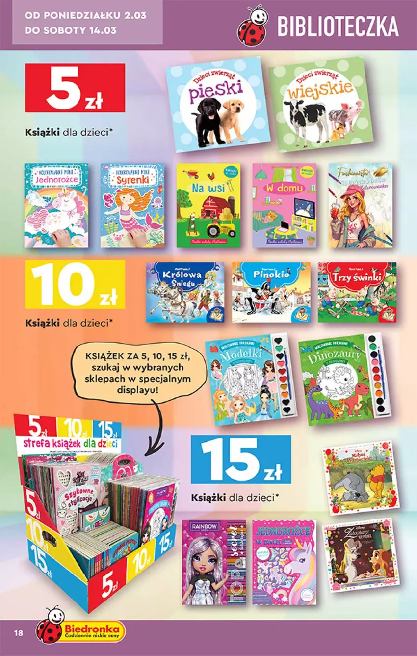 Gazetka promocyjna Biedronka - Okazje Tygodnia - ważna 28.02 do 14.03.2026 - strona 18 - produkty: Dzieci