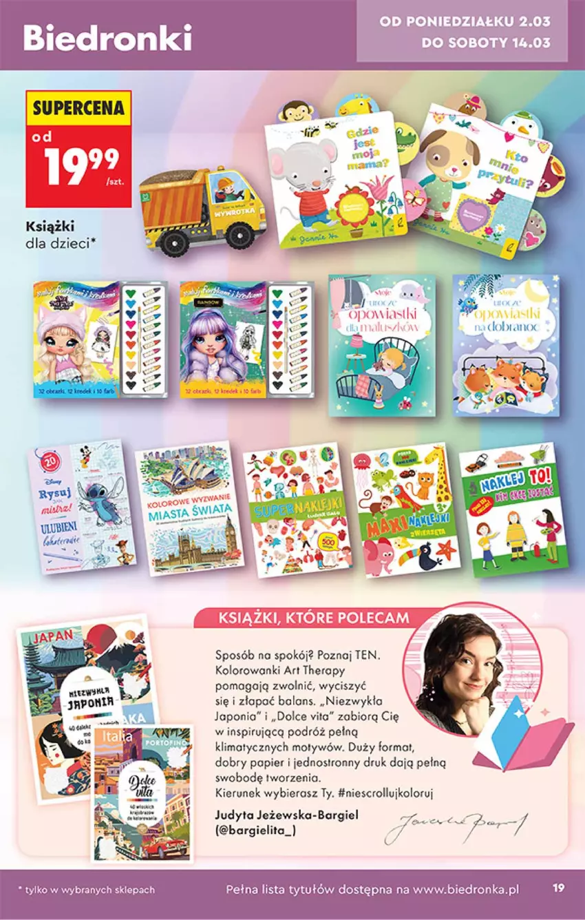 Gazetka promocyjna Biedronka - Okazje Tygodnia - ważna 28.02 do 14.03.2026 - strona 19 - produkty: Acana, Fa, Mus, Papier